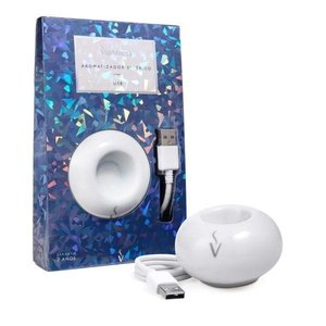 Aromatizador De Ambientes Portátil Usb Com Led - Via Aroma