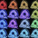 Ver imagem 4 de Fita Led SMD 5050 RGB 5 Metros Controle Fonte Fita Dupla Face Decoraçao Iluminaçao Sala Quarto Mesa