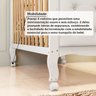 Berço Minicama 3 em 1 com Capitonê 100% Mdf Maya Espresso Móveis - 13