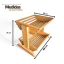 Ver imagem 4 de Fruteira e Estante com 2 Cestos de Madeira Maciça Maju