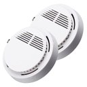 Ver imagem 1 de Detector de Fumaça Fogo Incendio Alarme 85db Kit 2 Unidades Sensor Fotoeletrico Casa Residencial com