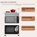 Ver imagem 2 de Balcão Cooktop com Abertura para 4 Bocas com Espaço para Micro-Ondas