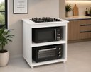 Ver imagem 1 de Balcão Cooktop com Abertura para 4 Bocas com Espaço para Micro-Ondas