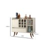 Aparador Buffet Adega Imperio Off White - JM Casa dos Móveis - 3