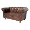 Ver imagem 2 de Sofá 2 Lugares Namoradeira Chesterfield Duque - Marrom