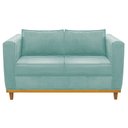 Ver imagem 3 de Sofá 2 Lugares Europa Suede Azul Tiffany AM Decor