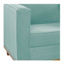Ver imagem 6 de Sofá 2 Lugares Europa Suede Azul Tiffany AM Decor