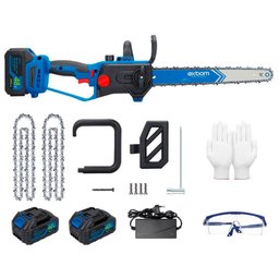 Motossera Elétrica Portátil Brushless 48v [12 Polegadas] 2 Baterias 20000mah +acessórios e Maleta - 1