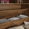 Guarda-Roupa Solteiro 4 Portas com Cama Baú Lyon e Mesa Retrátil Móveis Europa - 3