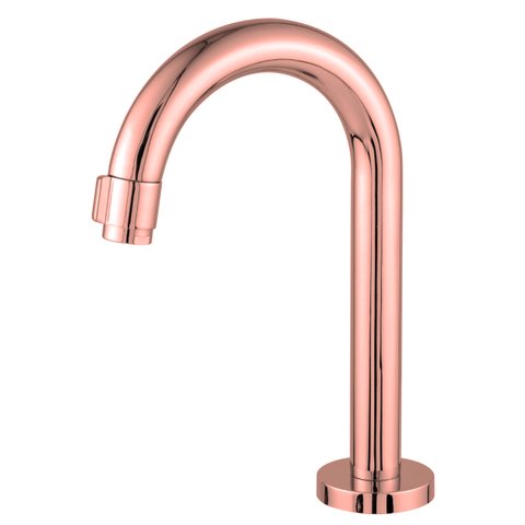 Torneira Banheiro Lavatório Rose Gold Baixa 3491