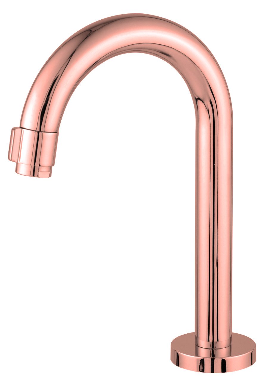 Torneira Slim Tube Rose Gold Baixa 3491 - 3