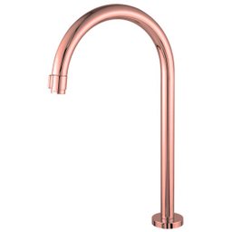 Torneira Lavatório Slim Tube Rose Gold Alta 3492 - 1