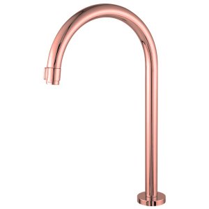 Torneira Lavatório Slim Tube Rose Gold Alta 3492