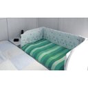 Ver imagem 1 de Mini Berço Moisés Acoplado para Lateral de Cama com Colchão Branco