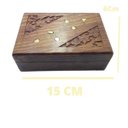 Ver imagem 3 de Porta Joia Caixinha Indiana 15 Cm Forrada