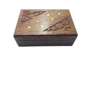 Porta Joia Caixinha Indiana 15 Cm Forrada