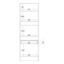 Ver imagem 4 de Paneleiro Torre Quente 3 Portas 1 Gaveta com Modulado Slim Decibal