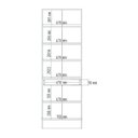 Ver imagem 4 de Paneleiro Duplo 4 Portas 1 Gaveta com Rodapé Modulado Slim Decibal