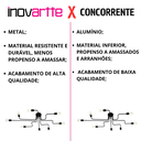 Ver imagem 2 de Lustre Pendente Sputnik Moderno Aranha 8 Braços Retrô Preto Sala Quarto Cozinha Área Gourmet Inl66