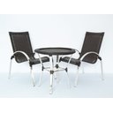 Ver imagem 1 de Jogo 2 Cadeiras e Mesa para Área Piscina lazer - Preto