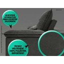 Ver imagem 6 de Sofá Bergamo 2,50M Assento Retrátil e Reclinável Velosuede Cinza - Netsofás