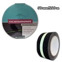Ver imagem 4 de Fita Antiderrapante Faixa Neon Adesiva Piso 50mm x 20m Preto
