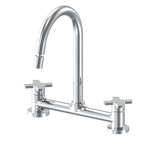 Misturador Cozinha Mesa Nova Ella Cross 1256 Cromado Fabrimar