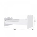 Ver imagem 3 de Mini Cama Infantil com Proteção Lateral 1590 Baby Branco