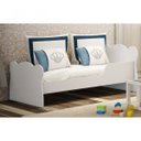Ver imagem 4 de Mini Cama Infantil com Proteção Lateral 1590 Baby Branco