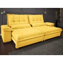 Ver imagem 2 de Sofá Bergamo 2,10m Assento Retrátil e Reclinável Velosuede Canário - Netsofás