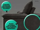 Ver imagem 6 de Sofá Bergamo 2,50M Assento Retrátil e Reclinável Velosuede Chocolate - NetSofás