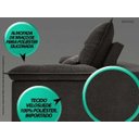 Ver imagem 6 de Sofá Bergamo 2,50M Assento Retrátil e Reclinável Velosuede Chocolate - NetSofás