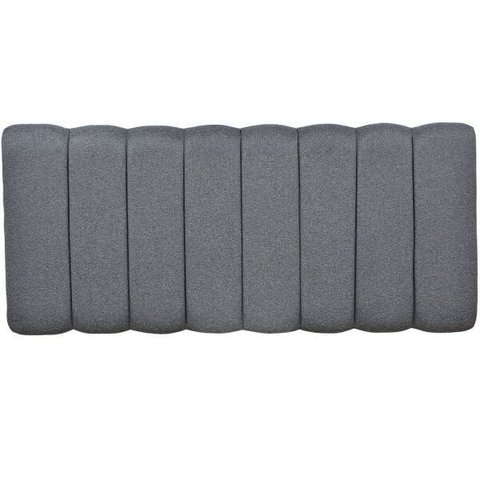 Cabeceira Cama Box Painel Queen 160 cm Dubai W01 Linho Chumbo - Lyam Decor
