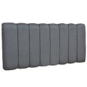 Ver imagem 5 de Cabeceira Cama Box Painel Queen 160 cm Dubai W01 Linho Chumbo - Lyam Decor