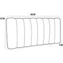Ver imagem 3 de Cabeceira Cama Box Painel Queen 160 cm Dubai W01 Linho Chumbo - Lyam Decor
