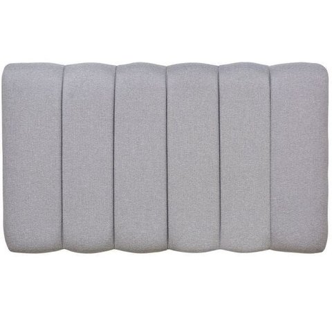 Cabeceira Cama Box Painel Solteiro 100 cm Dubai W01 Linho Cinza Escuro - Lyam Decor