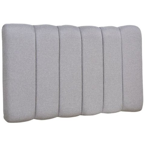 Cabeceira Cama Box Painel Solteiro 100 cm Dubai W01 Linho Cinza Escuro - Lyam Decor