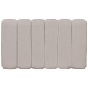 Ver imagem 3 de Cabeceira Cama Box Painel Solteiro 100 cm Dubai W01 Linho Bege - Lyam Decor