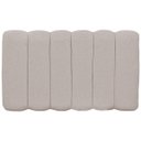 Ver imagem 1 de Cabeceira Cama Box Painel Solteiro 100 cm Dubai W01 Linho Bege - Lyam Decor