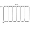 Ver imagem 3 de Cabeceira Cama Box Painel Solteiro 100 cm Dubai W01 Linho Bege - Lyam Decor