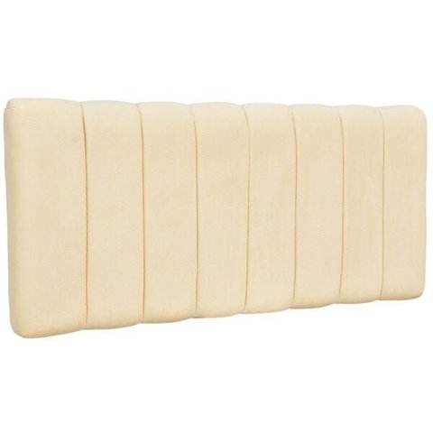 Cabeceira Cama Box Painel Queen 160 cm Dubai W01 Suede Bege - Lyam Decor