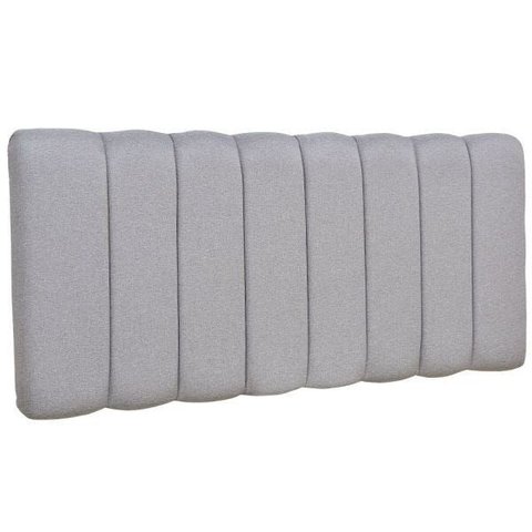 Cabeceira Cama Box Painel Casal 140 cm Dubai W01 Linho Cinza Escuro - Lyam Decor
