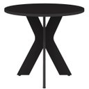 Ver imagem 3 de Mesa de Escritório Redonda Sun A02 Preto - Lyam Decor