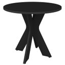 Ver imagem 1 de Mesa de Escritório Redonda Sun A02 Preto - Lyam Decor