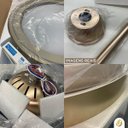 Ver imagem 3 de Ventilador Teto Retrátil Controle Remoto 4 Pás Dourado Led