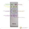 Ventilador Teto Retrátil Controle Remoto 4 Pás Dourado Led - 5