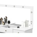 Ver imagem 4 de Penteadeira Camarim com Banqueta Eloá Branco - Patrimar Móveis