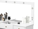 Ver imagem 4 de Penteadeira Camarim com Banqueta Eloá Branco - Patrimar Móveis