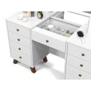 Ver imagem 5 de Penteadeira Camarim com Banqueta Eloá Branco - Patrimar Móveis
