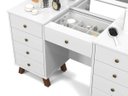 Ver imagem 5 de Penteadeira Camarim com Banqueta Eloá Branco - Patrimar Móveis